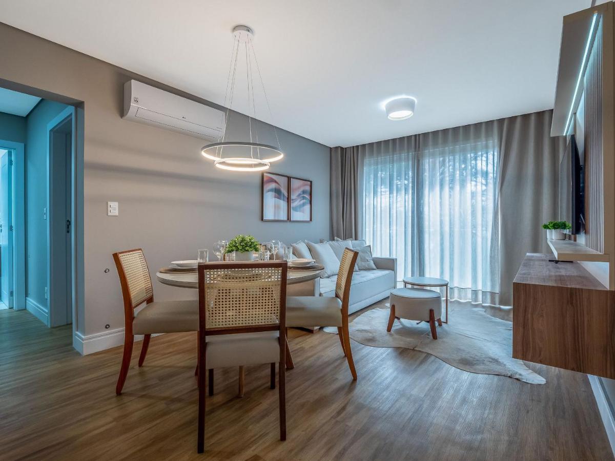Alpes Da Montanha 203 - Ap Novo Junto Ao Centro De Gramado + Garagem Appartement Buitenkant foto