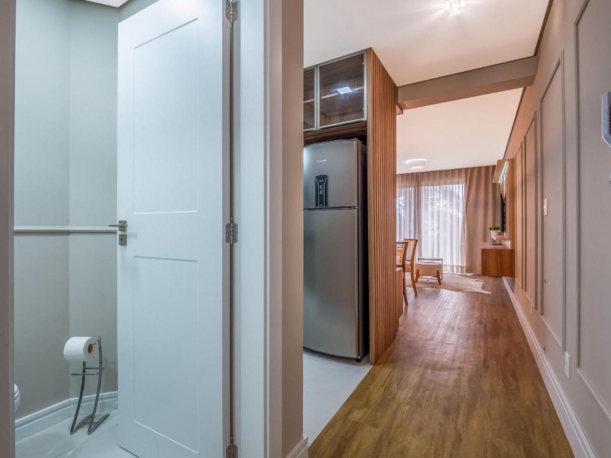 Alpes Da Montanha 203 - Ap Novo Junto Ao Centro De Gramado + Garagem Appartement Buitenkant foto